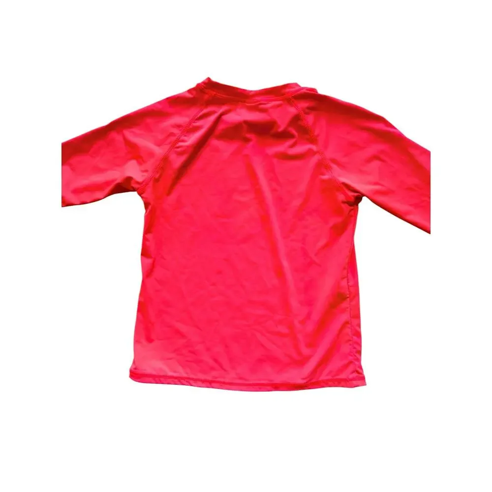 Snapper Rock One Piece Swimsuit + Long Sleeve Rash Guard Top Size 7/8